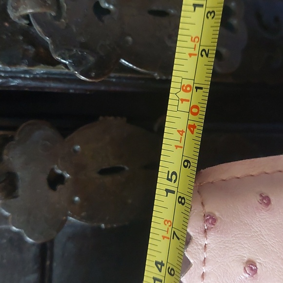 Faux ostrich vegan leather tote bag - Picture 4 of 6